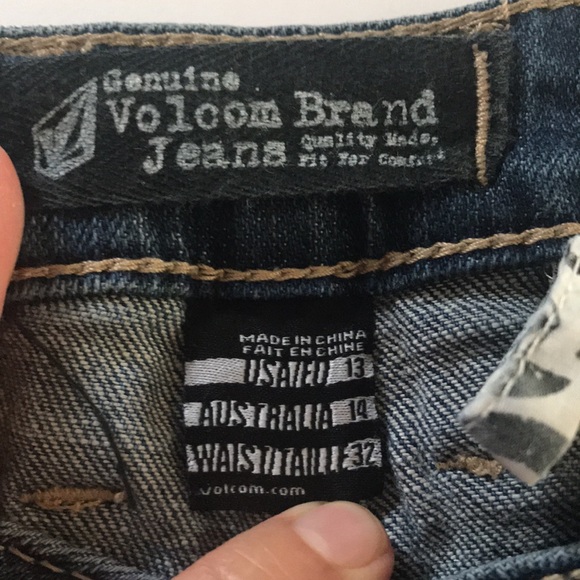 Volcom Brand Jeans Boot Cut size 13 - Picture 4 of 5